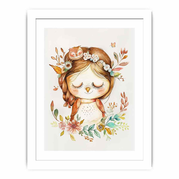 Lady Owlet Streched canvas