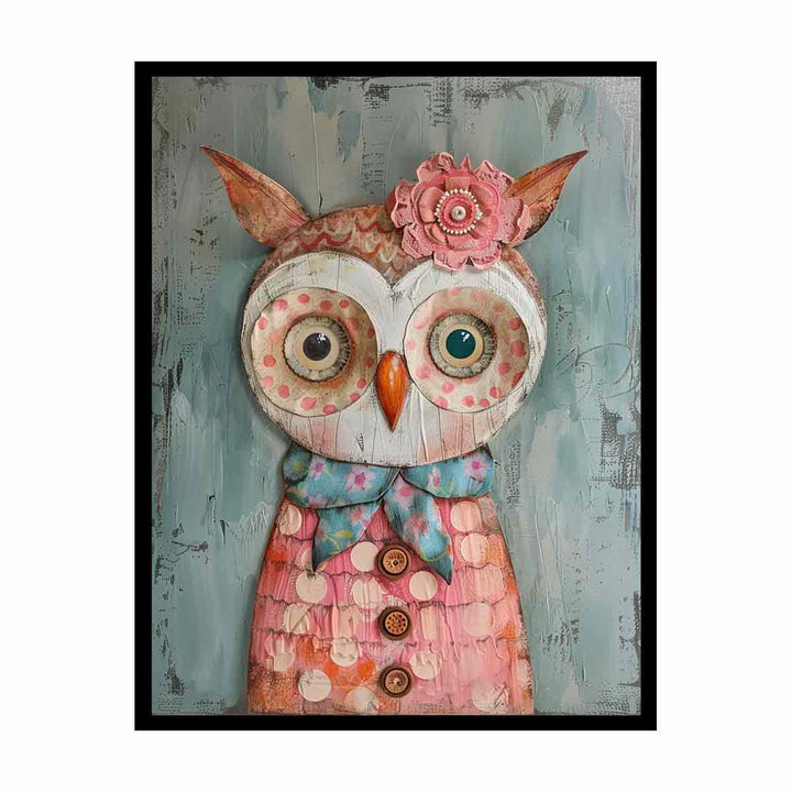 Baby Owl   Painting