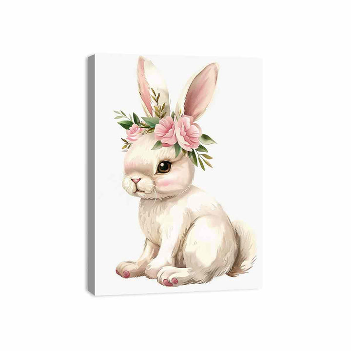 Cute Bunny  Canvas Print