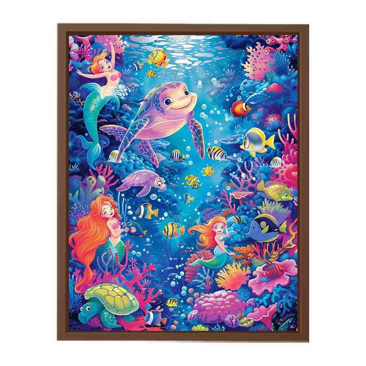 Playfull Underwater   Poster