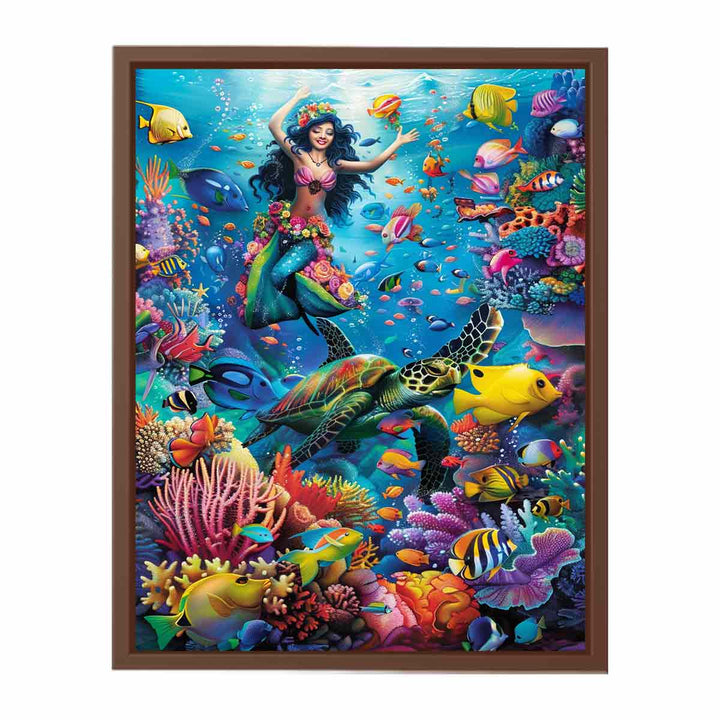 Playfull Underwater   Poster