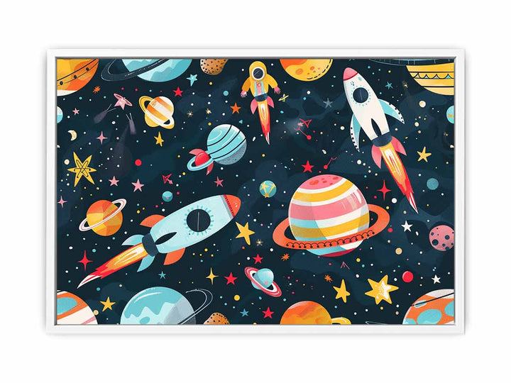 Space Adventure   Framed Print