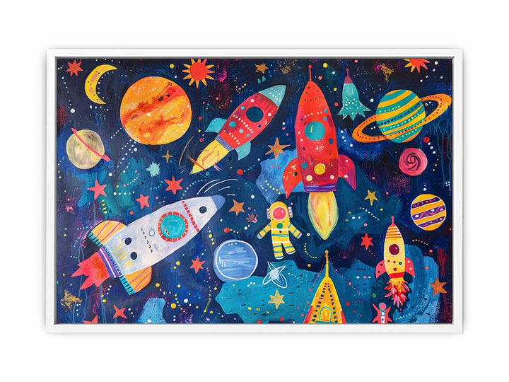 Space Adventure   Framed Print