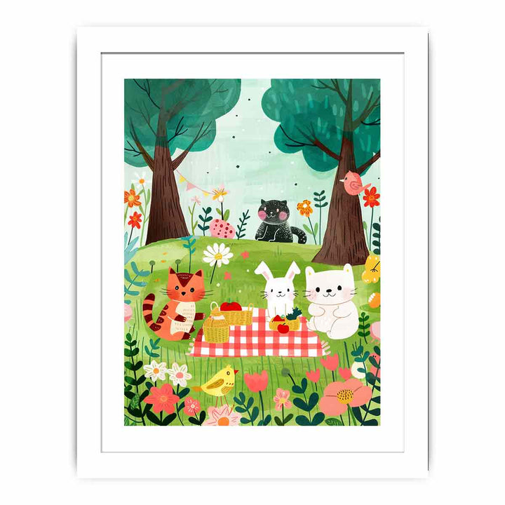 Animal Friends  Streched canvas