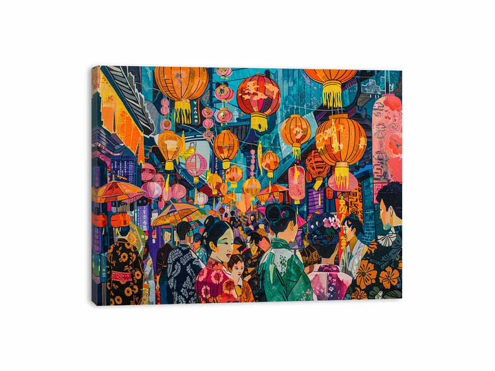 Market  Canvas Print