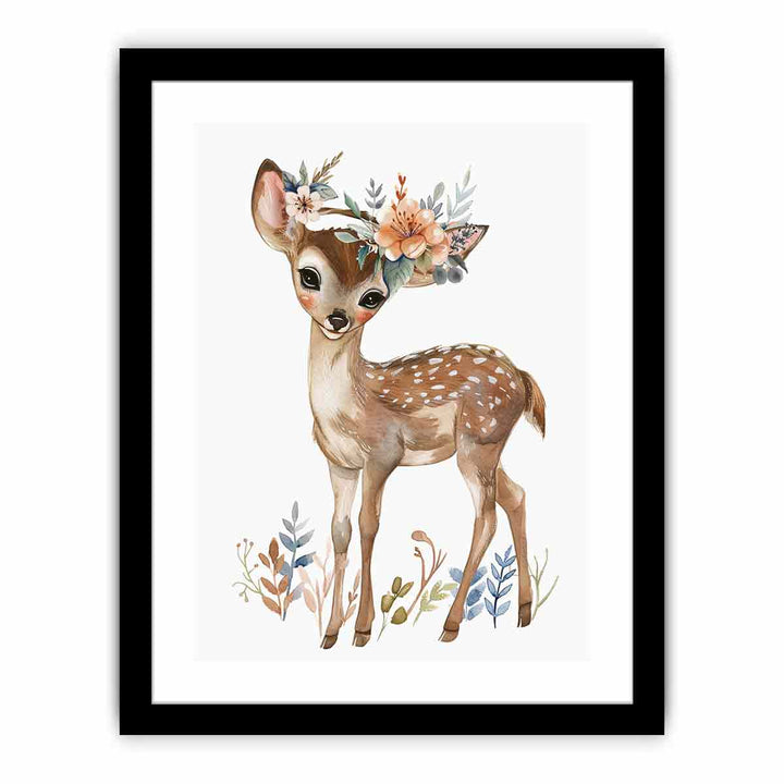 Cute Deer   Art Print