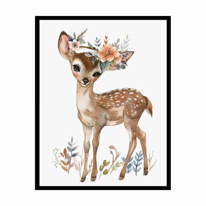 Cute Deer   Painting