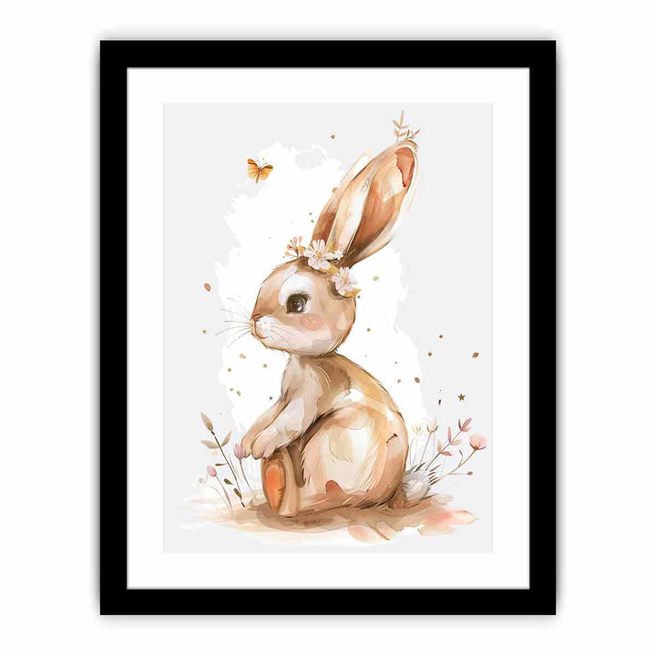 Baby Rabbit   Art Print