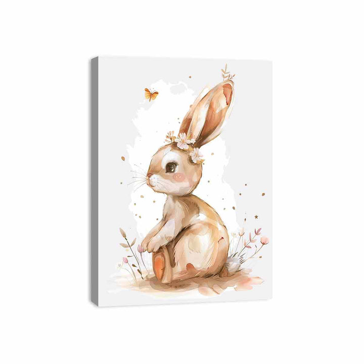 Baby Rabbit  Canvas Print