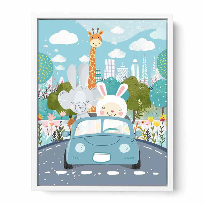 Kids Car  Framed Print