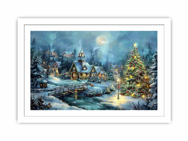 Christmas Landscape  Streched canvas