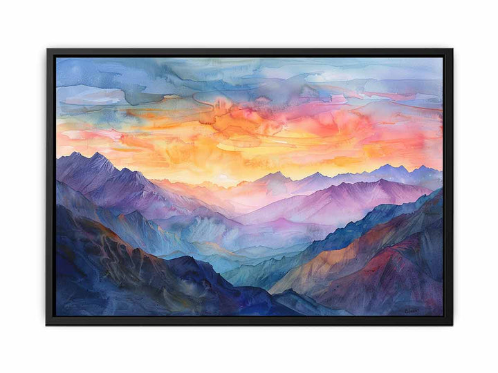 Watercolor  Landscape   Painting