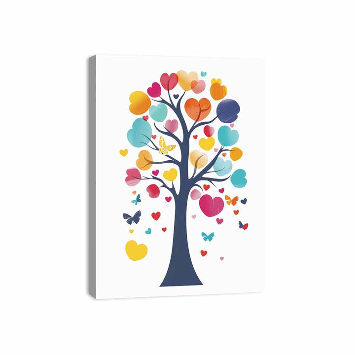 Colorfull Tree  Canvas Print