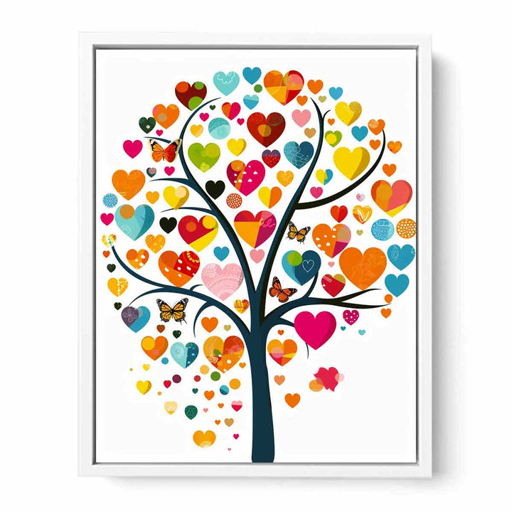 Love Tree Framed Print