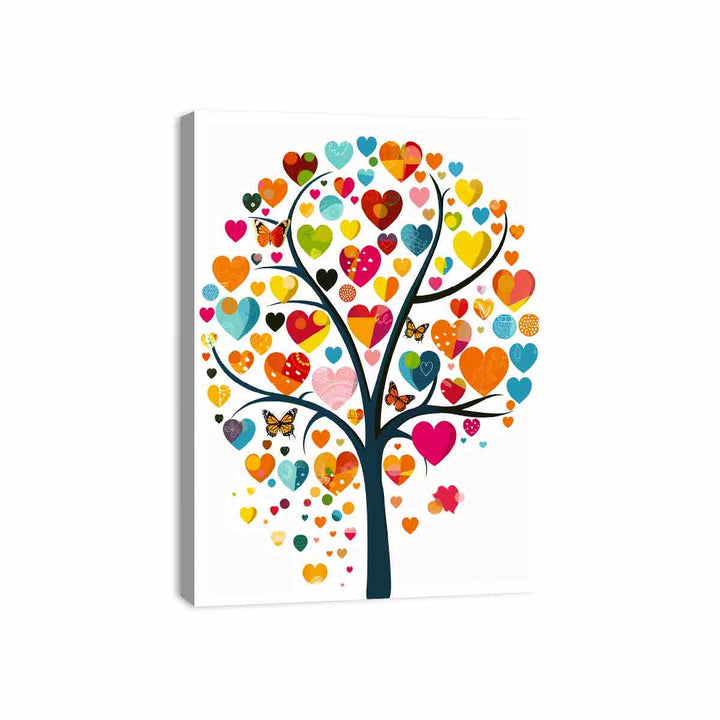 Love Tree Canvas Print