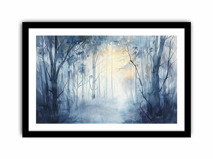 Misty Forest   Art Print