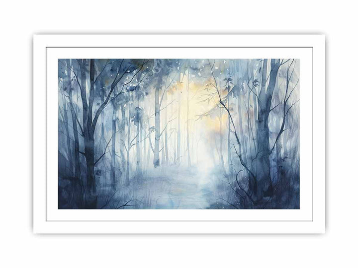 Misty Forest  Streched canvas