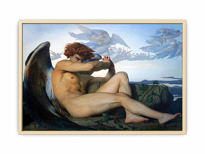 The  Fallen Angel  Painting  Art Print