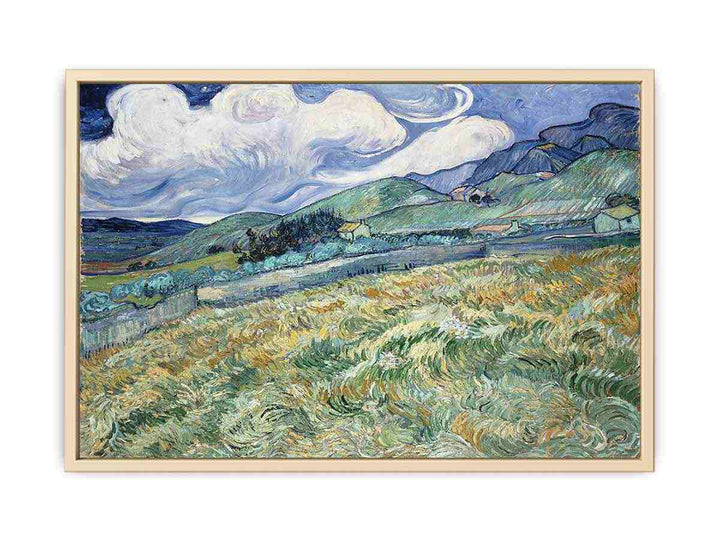 Landscape from Saint-Remy  Art Print