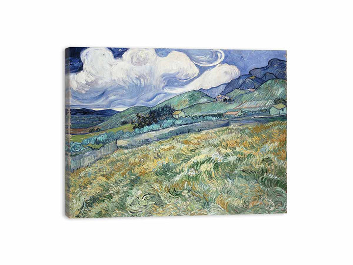 Landscape from Saint-Remy Canvas Print