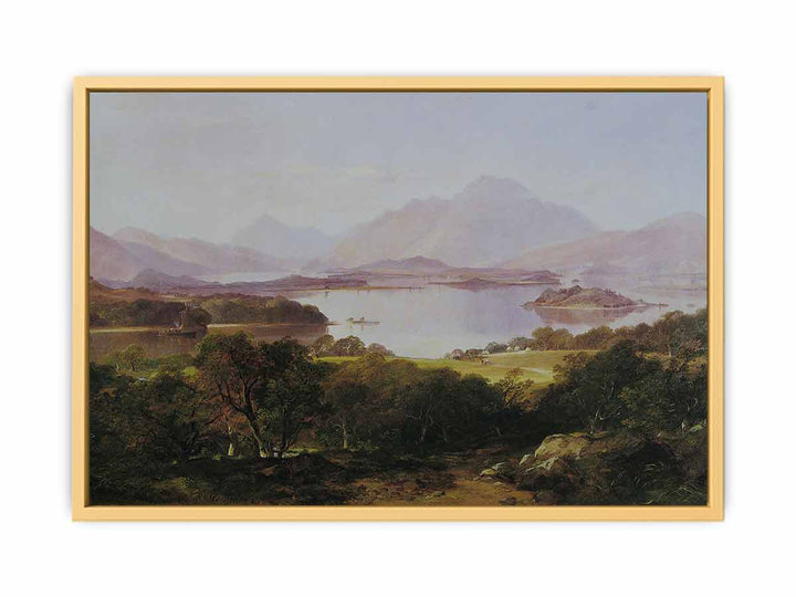 A View of Loch Lomond Streched canvas