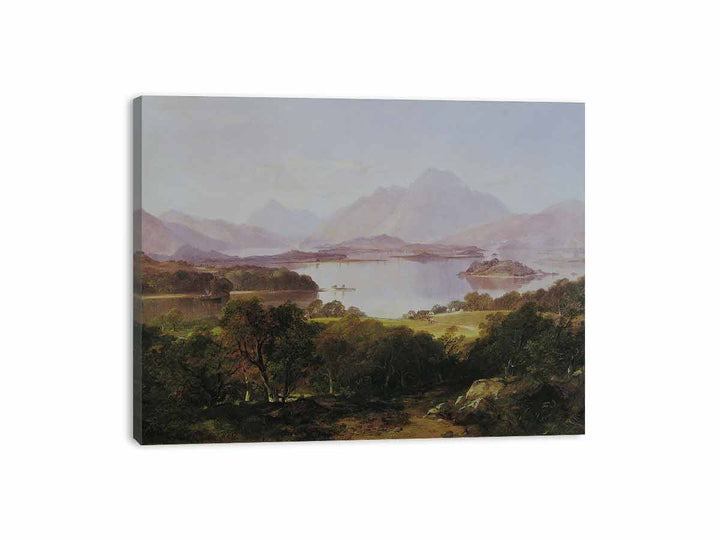 A View of Loch Lomond Canvas Print