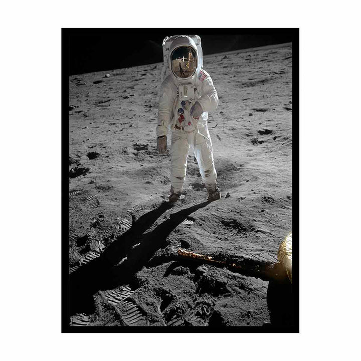 Astronaut  Walk   on Moon  Painting