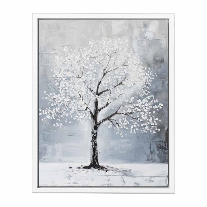 White Tree Painting