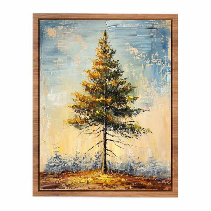 Pine Tree  Painting framed Print