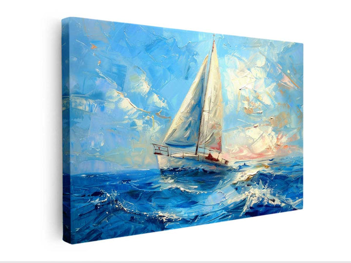 Sailing Ship Painting canvas Print