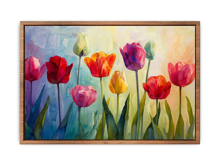 Tulip Painting framed Print