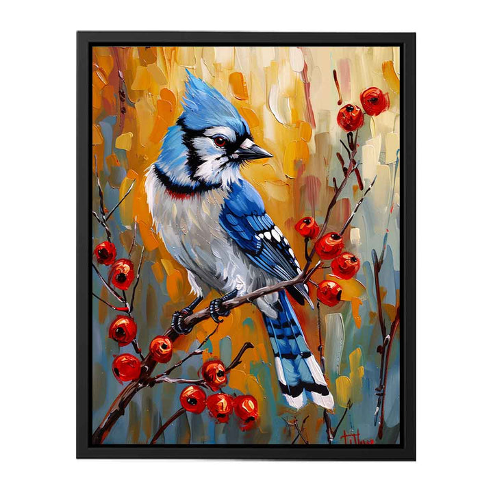 Blue Jay Painting