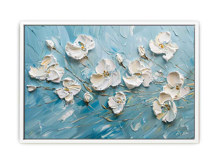 White Flower Painting