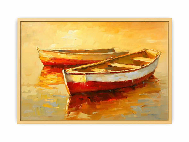 Boat-Knife-Art-Painting  Poster