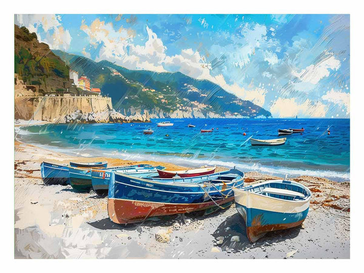 Blue-Boat-Knife--Art-Painting