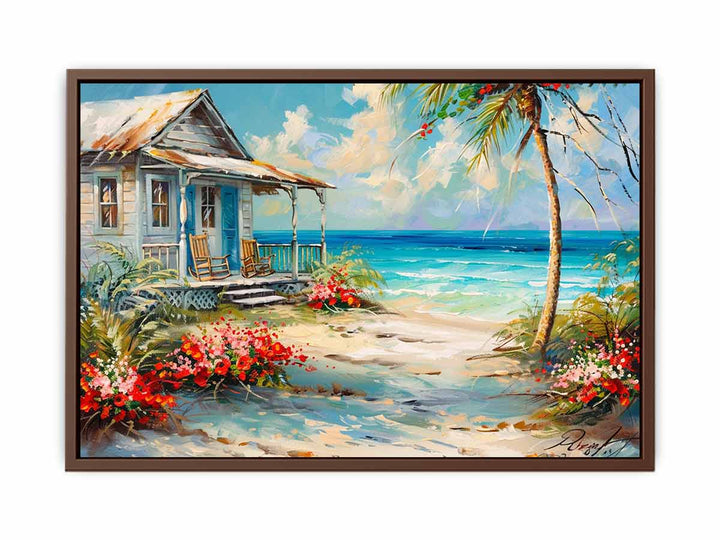 Cottage Painting   Art Print