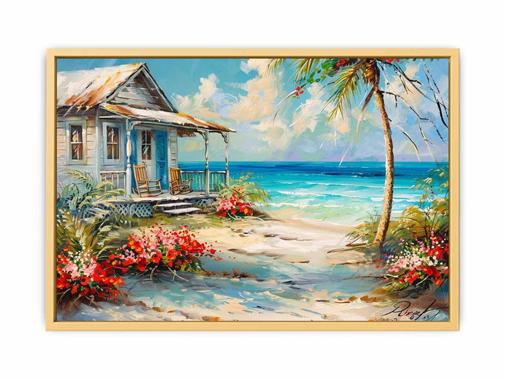 Cottage Painting   Poster