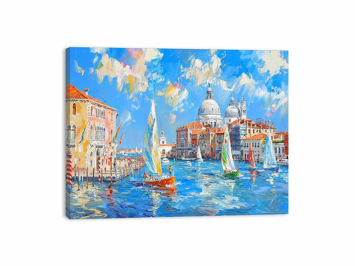 Venice Waterfront Painting  