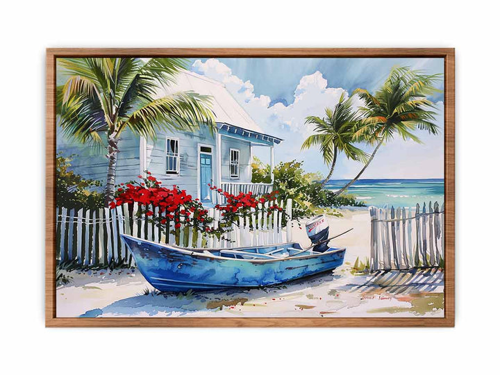 Beach House  Painting