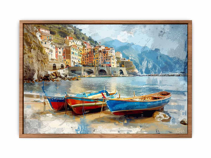 Boats On The Shore  Painting