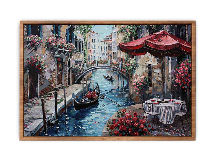 Venice  Gondola  Painting