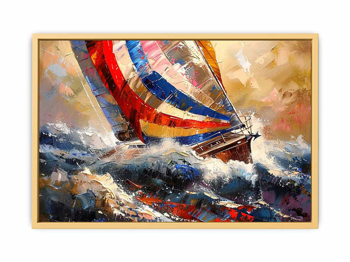 Red Sailboat  Poster