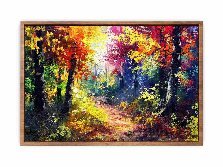 Forest Path  Painting