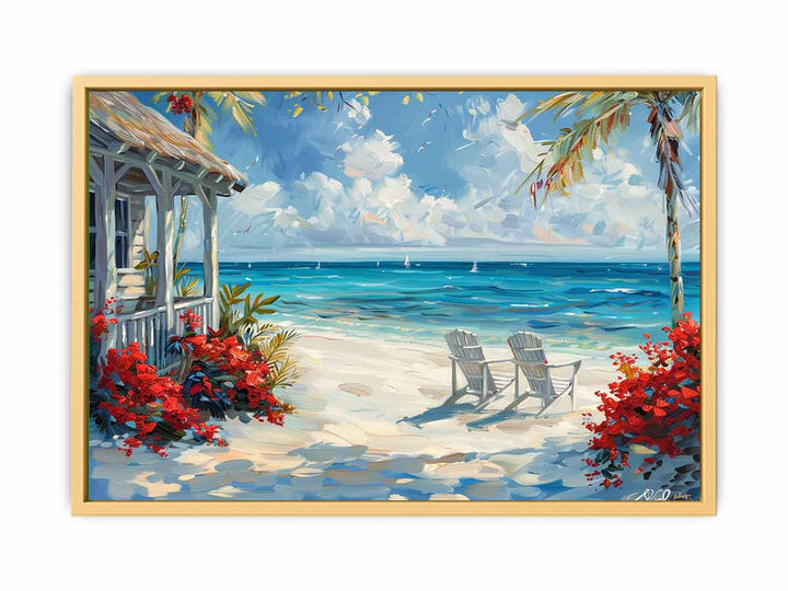 Island Cottage  Poster