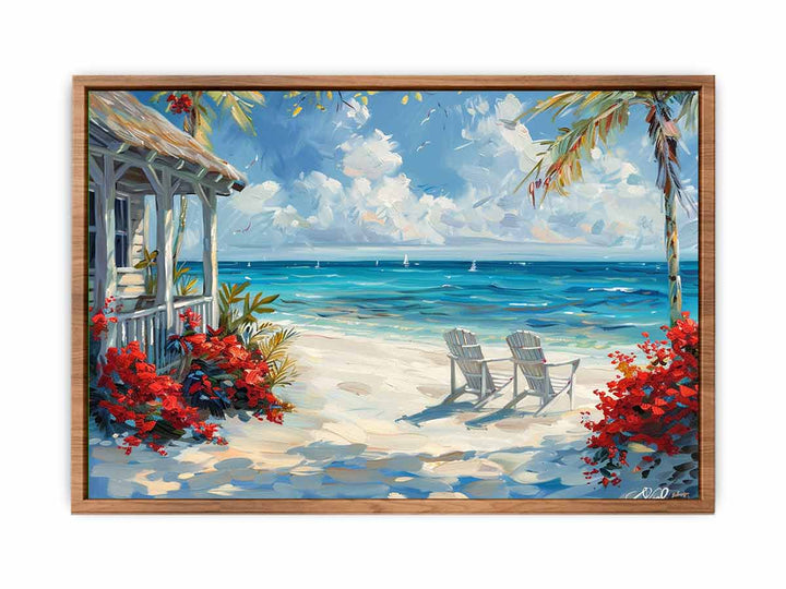 Island Cottage  Painting