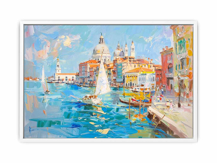 Venice Waterfront Canvas Print