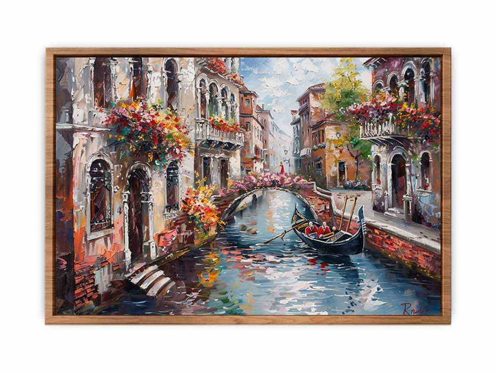 Venice Canal Gondola Ride  Painting