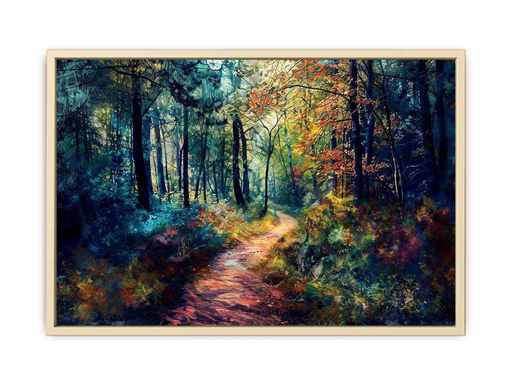 Forest Path Framed Print