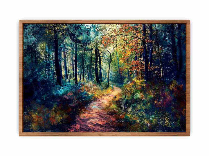 Forest Path  Painting