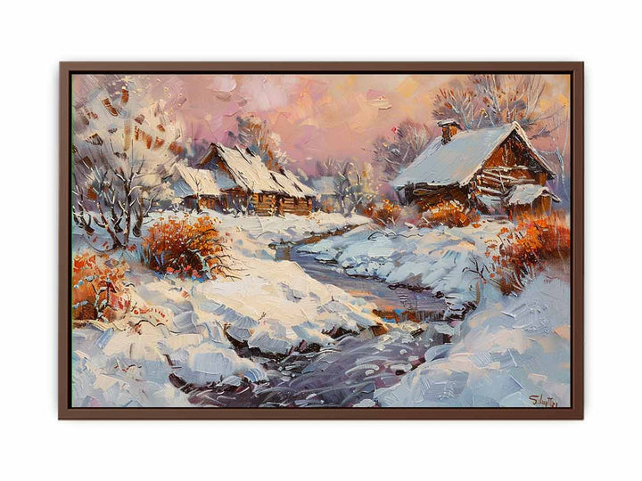 Winter Landscape  Art Print